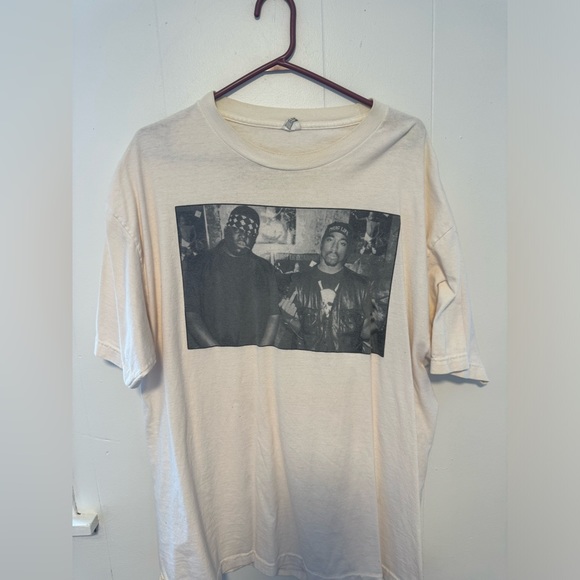 Other - RARE Tupac & Biggie t shirt XL